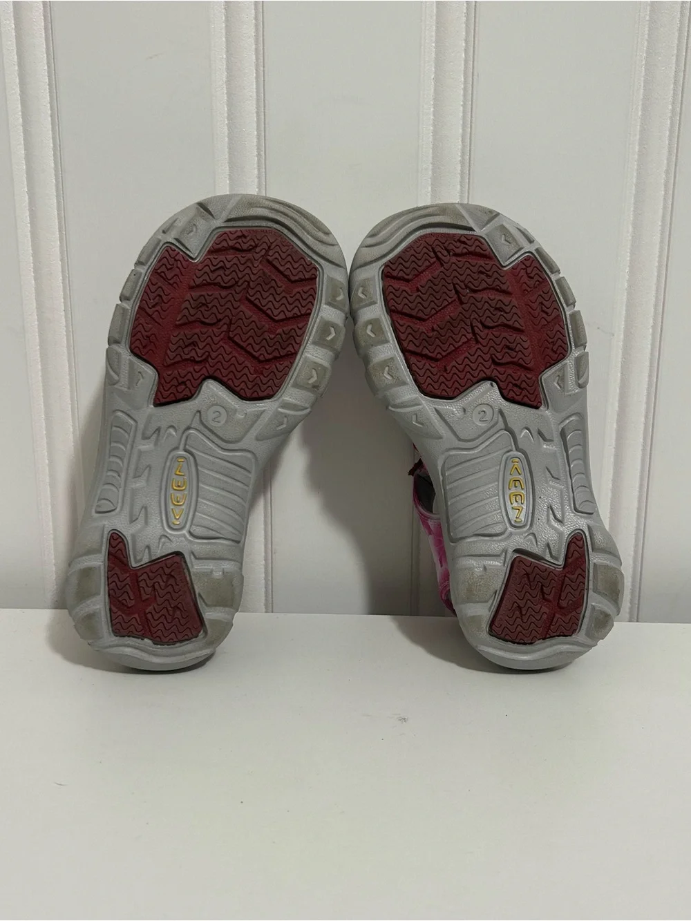 Keen Newport pink floral grey sandals